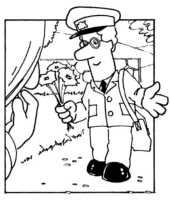 Een kleurplaat van  pieter post